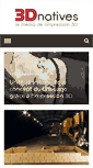 Mobile Screenshot of 3dnatives.com